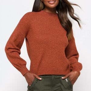 Mock neck sweater
